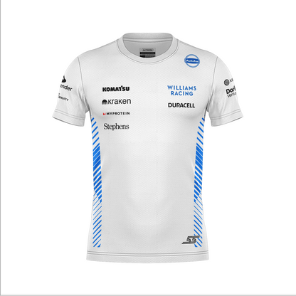 Camiseta Dryfit Williams Carlos Sainz Branco 2025