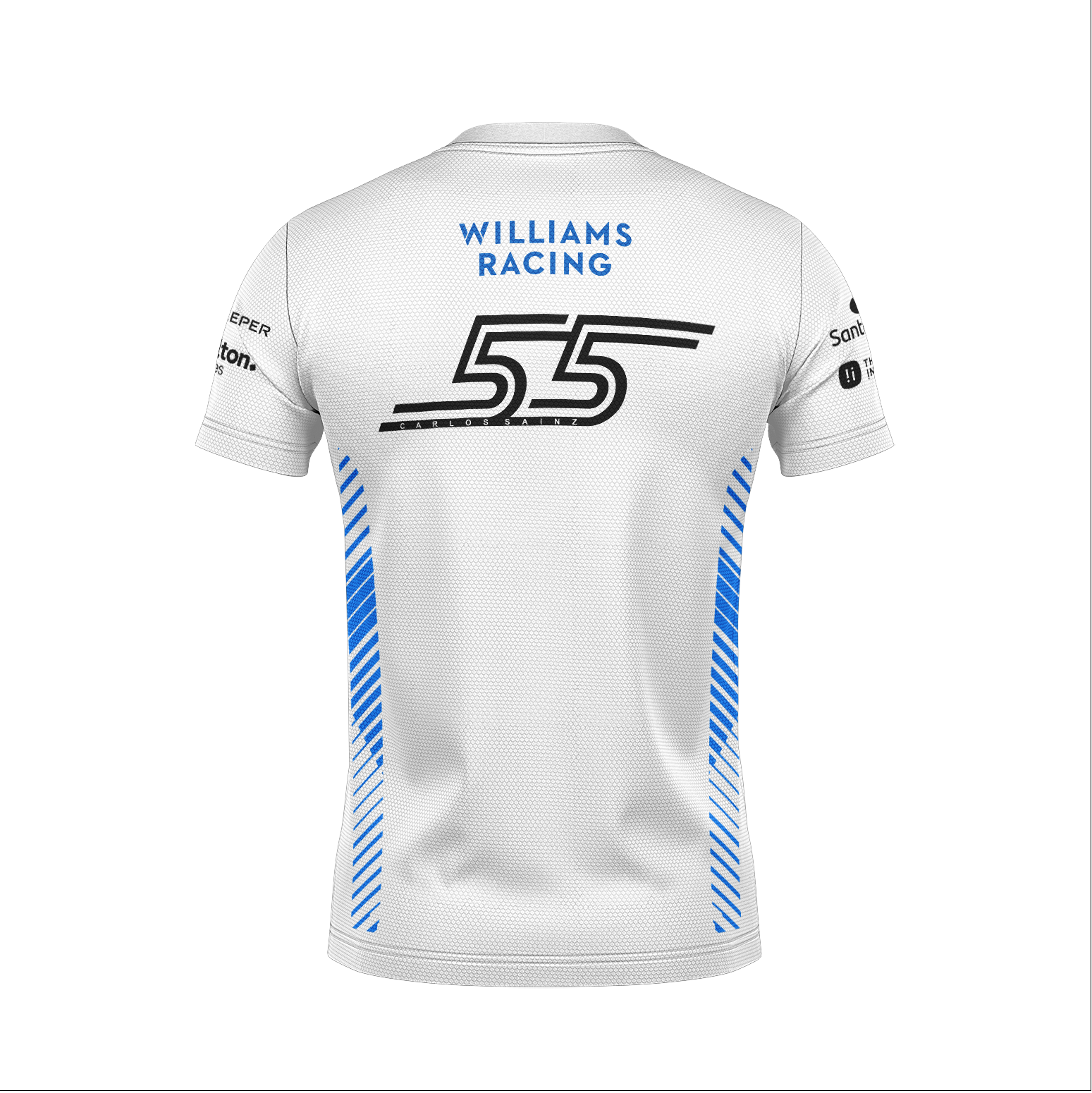 Camiseta Dryfit Williams Carlos Sainz Branco 2025