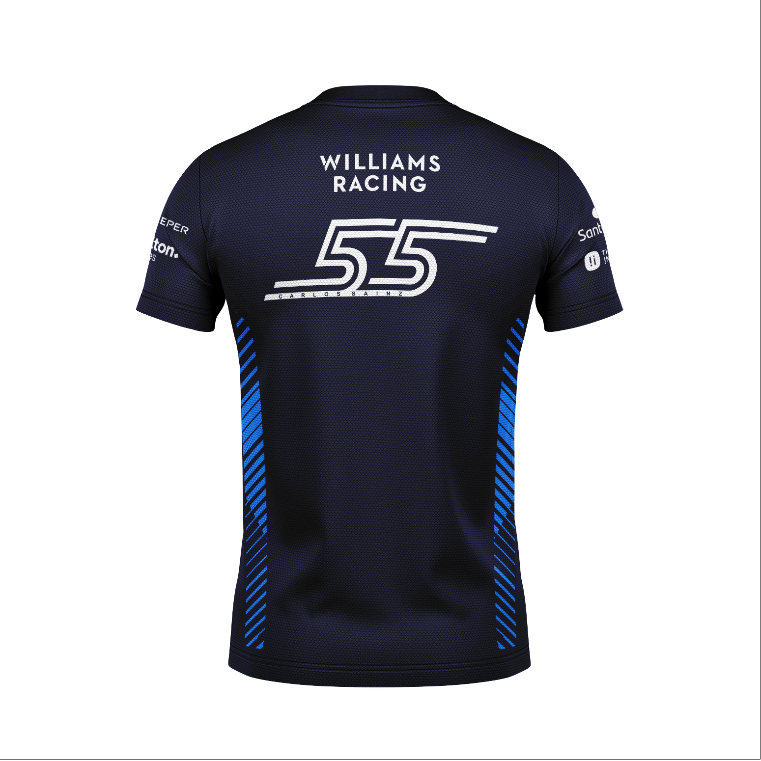 Camiseta Dryfit Williams Carlos Sainz Azul Marinho 2025