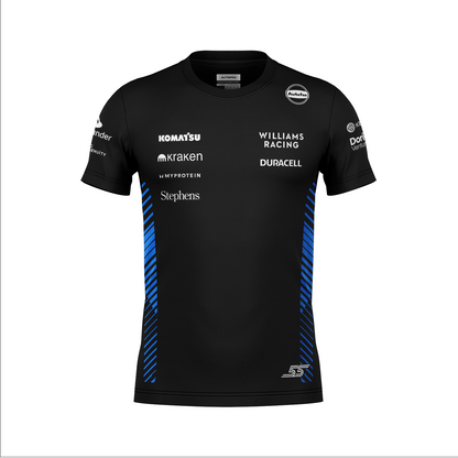 Camiseta Dryfit Williams Carlos Sainz Preto 2025