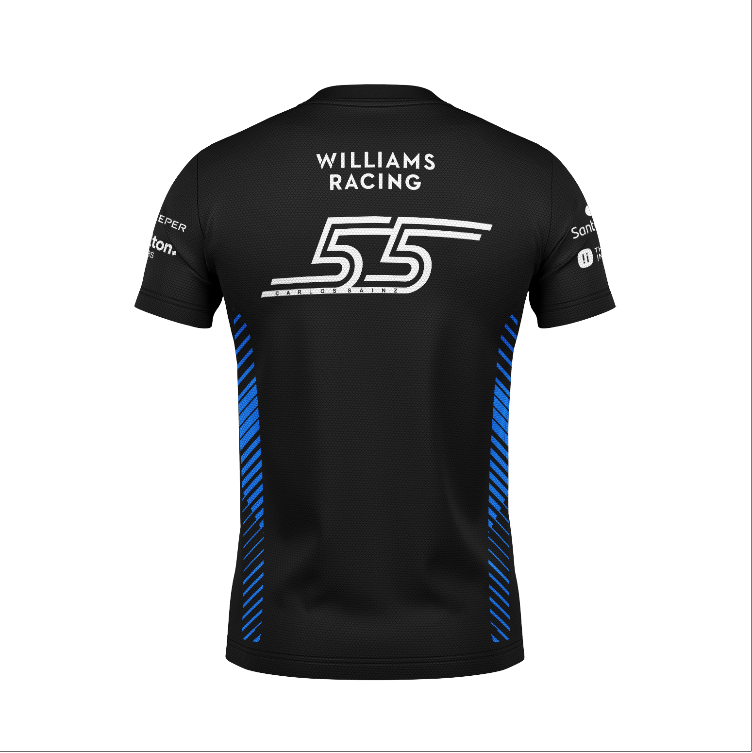 Camiseta Dryfit Williams Carlos Sainz Preto 2025