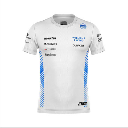 Camiseta Dryfit Williams Alex Albon Branco 2025