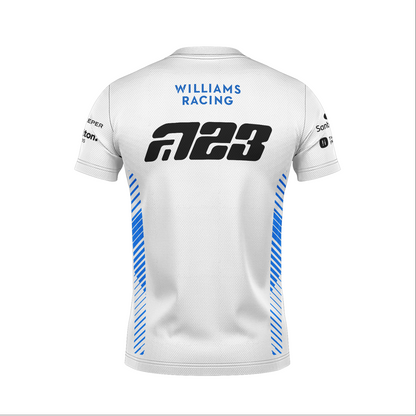 Camiseta Dryfit Williams Alex Albon Branco 2025