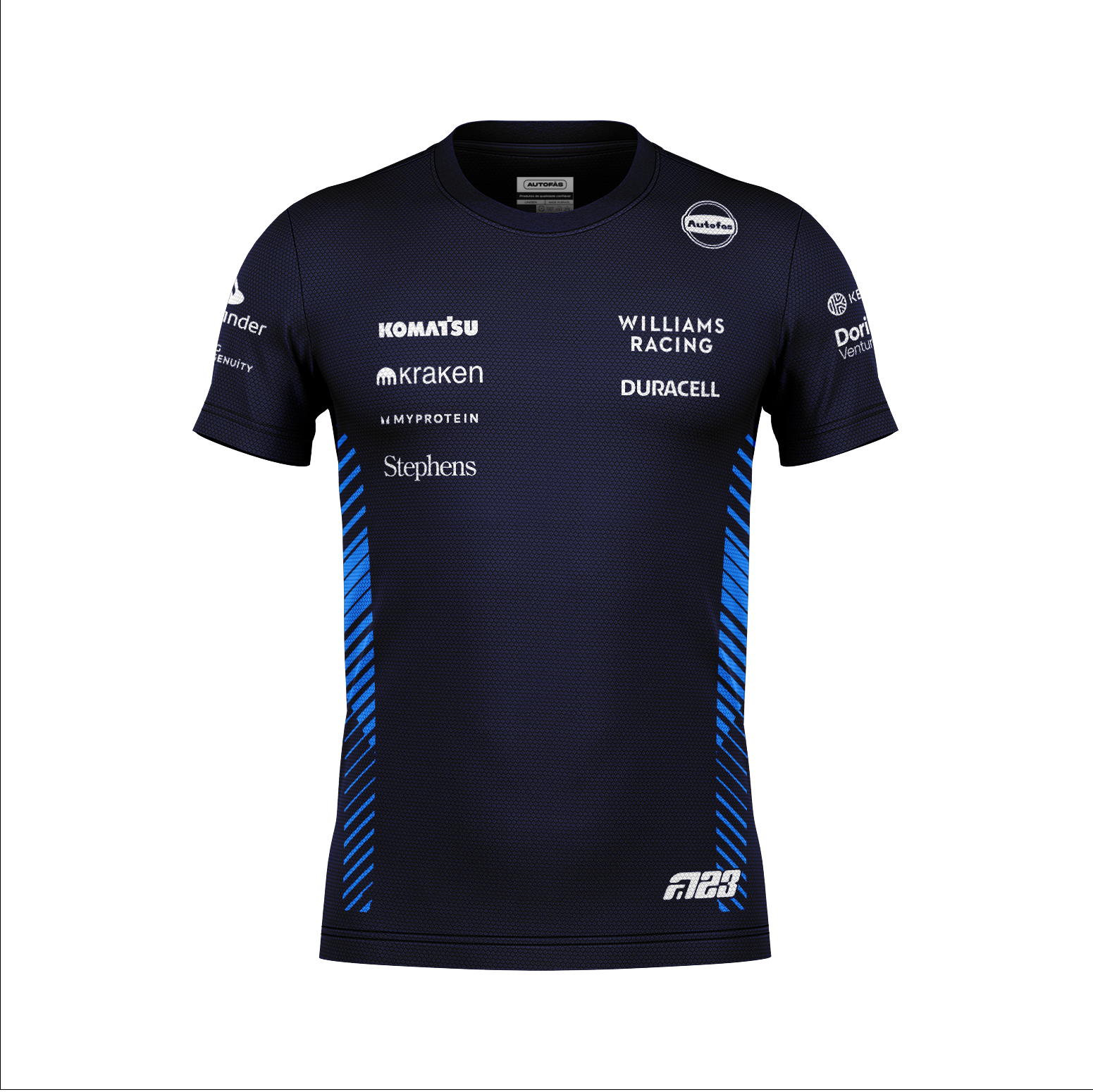 Camiseta Dryfit Williams Alex Albon Azul Marinho 2025