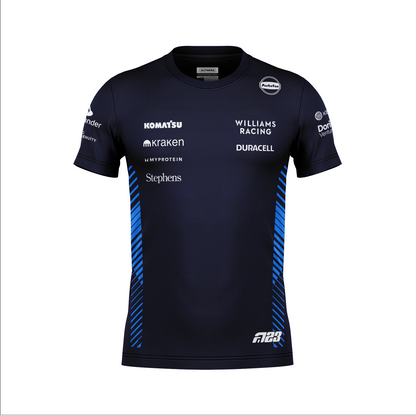 Camiseta Dryfit Williams Alex Albon Azul Marinho 2025