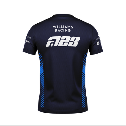 Camiseta Dryfit Williams Alex Albon Azul Marinho 2025