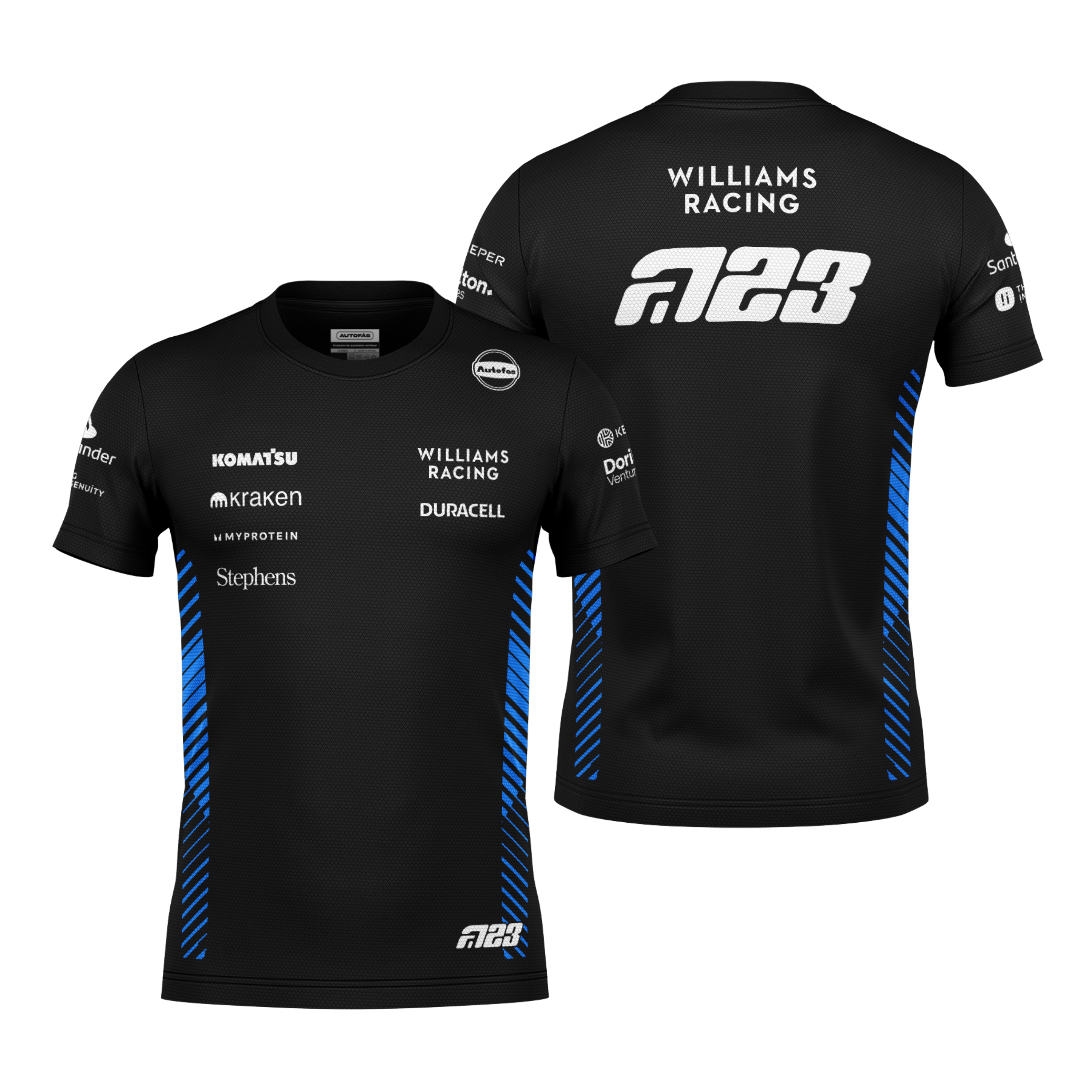 Camiseta Dryfit Williams Alex Albon Preto 2025