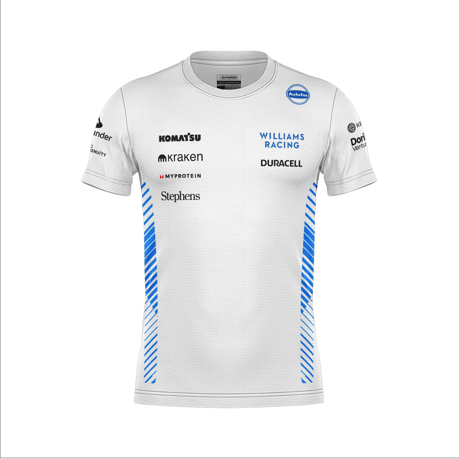 Camiseta Dryfit Williams Equipe Branco 2025