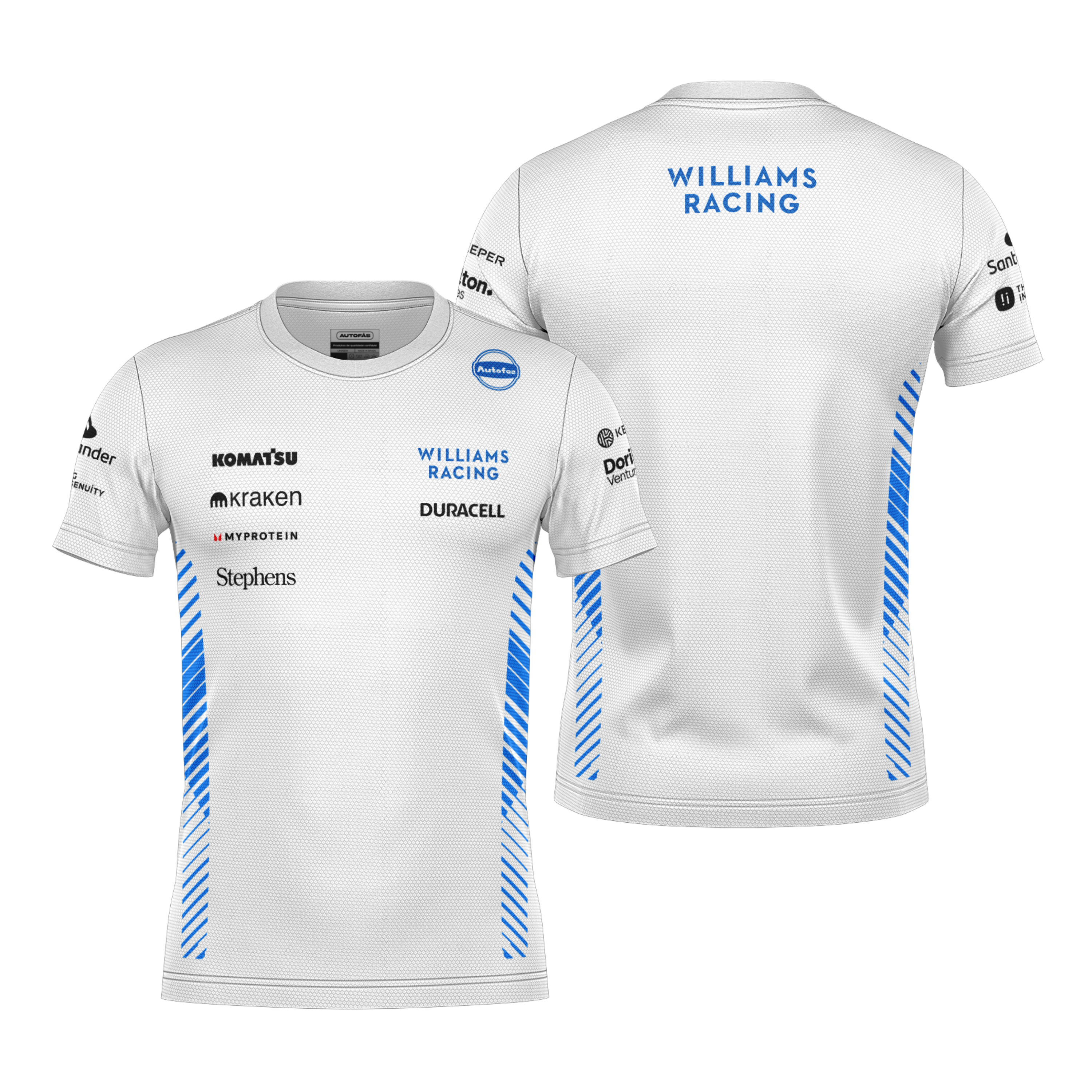 Camiseta Dryfit Williams Equipe Branco 2025