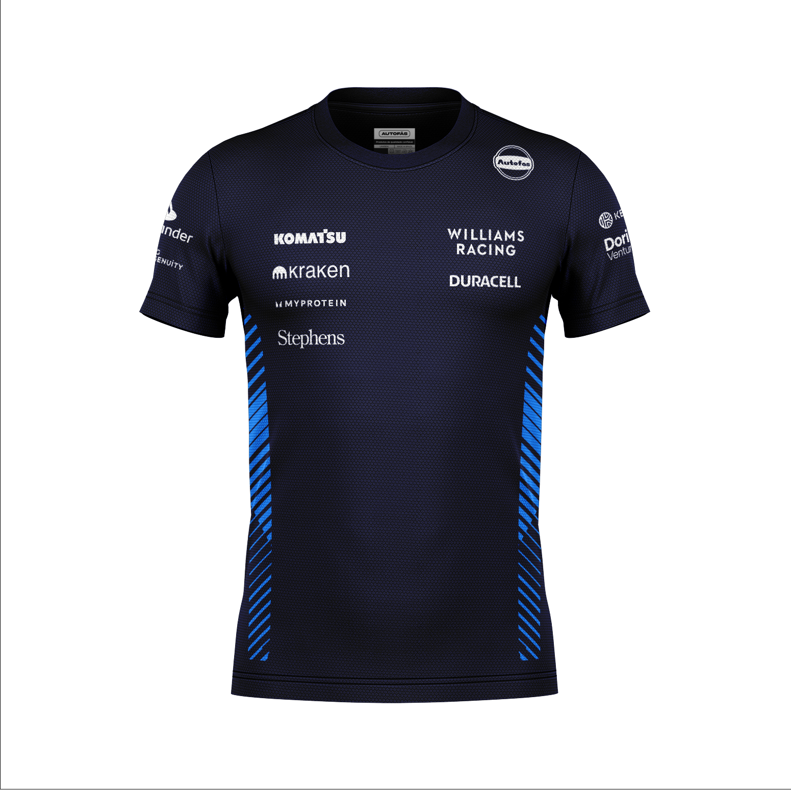 Camiseta Dryfit Williams Equipe Azul Marinho 2025