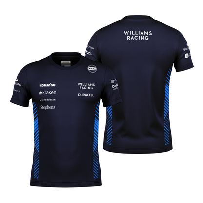 Camiseta Dryfit Williams Equipe Azul Marinho 2025