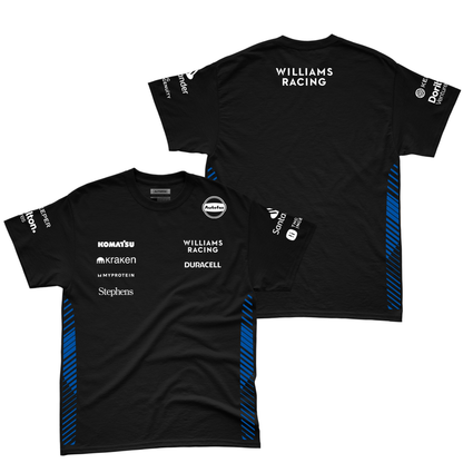 Camiseta Algodao Williams Equipe Preto 2025