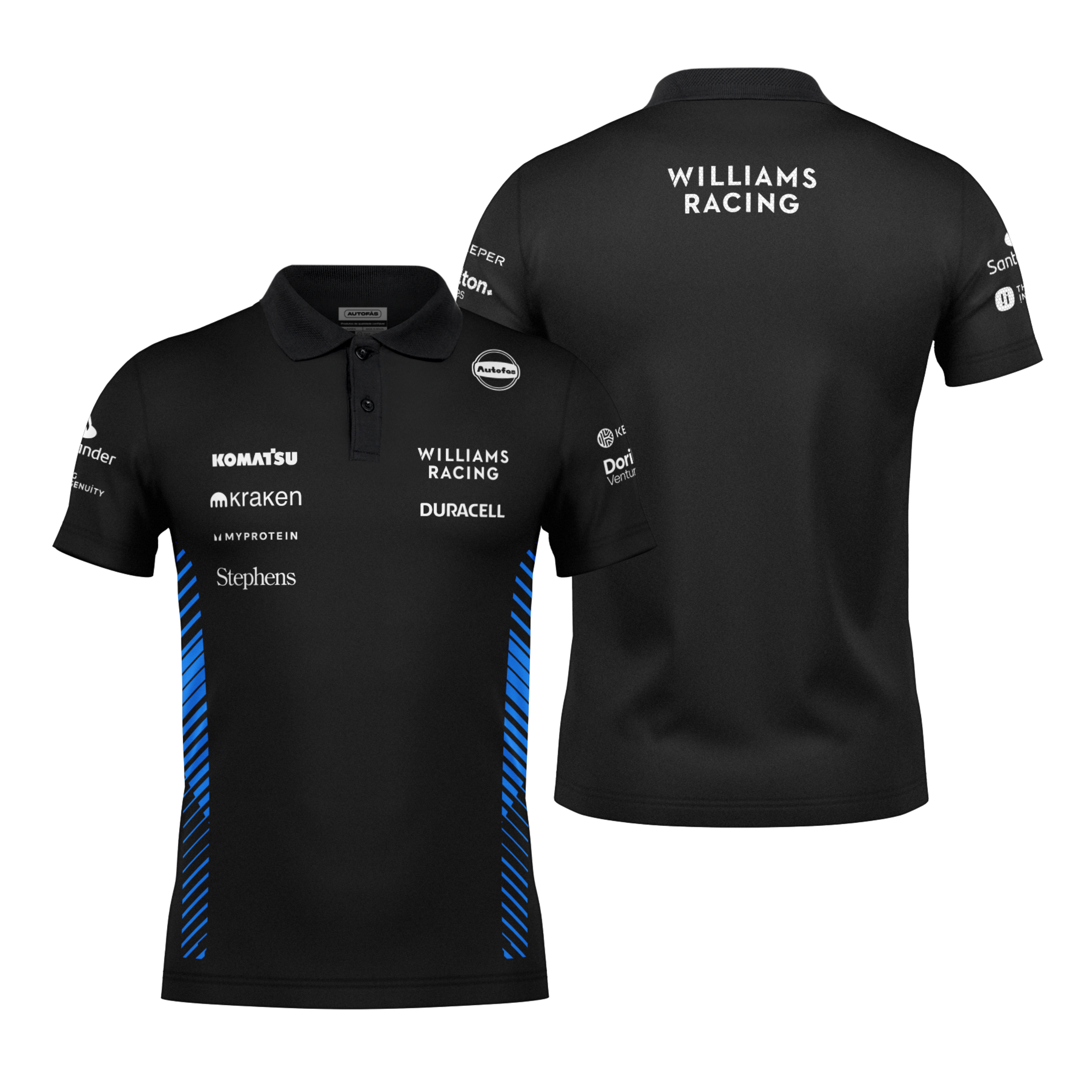 Camiseta Polo Williams Equipe Preto 2025