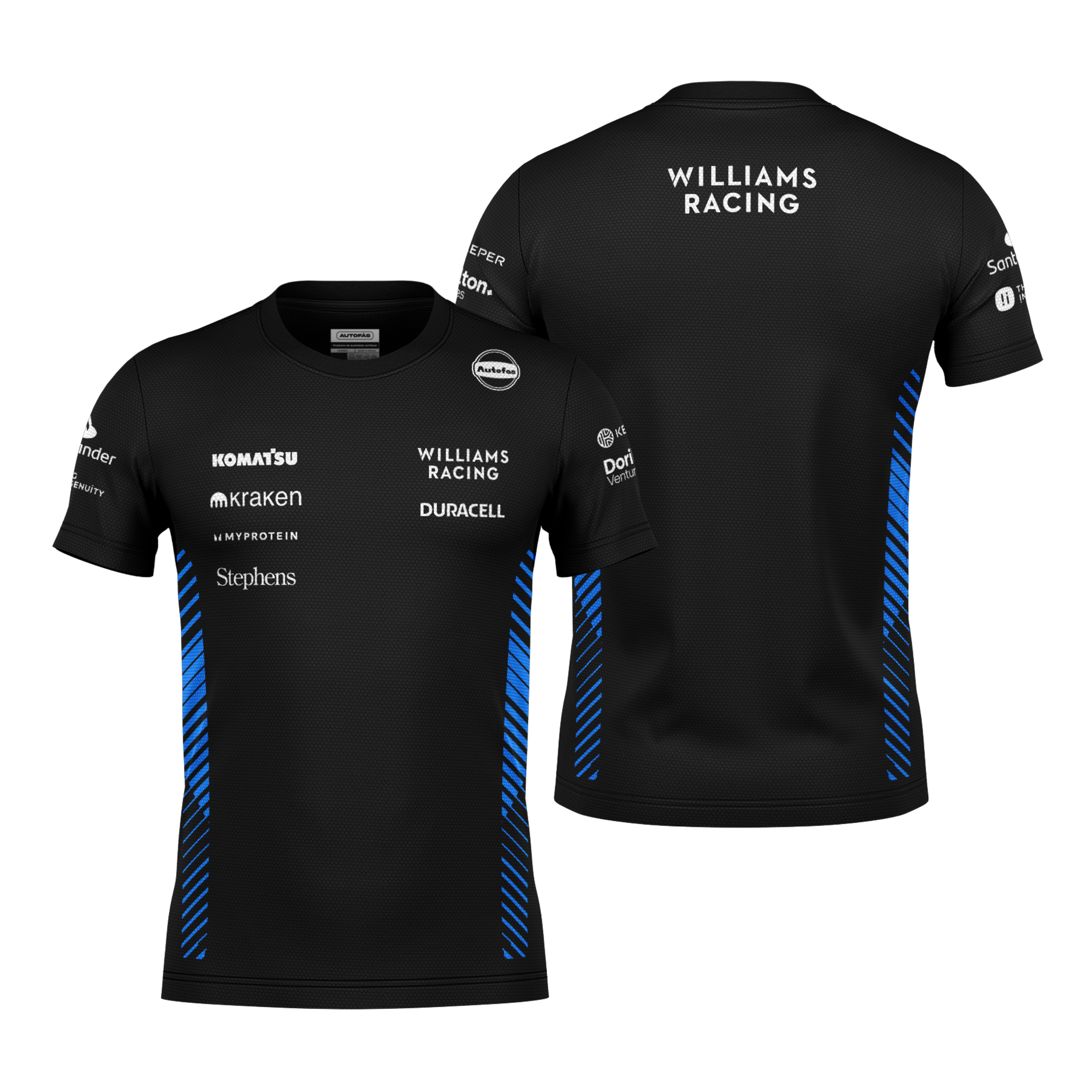 Camiseta Dryfit Williams Equipe Preto 2025