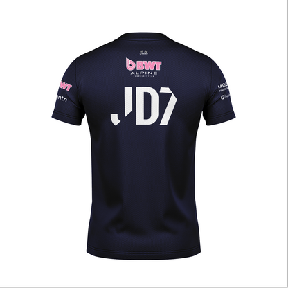 Camiseta Dryfit Alpine Jack Doohan Azul Marinho 2025