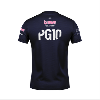 Camiseta Dryfit Alpine Pierre Gasly Azul Marinho 2025