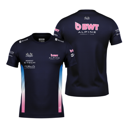 Camiseta Dryfit Alpine Equipe Azul Marinho 2025