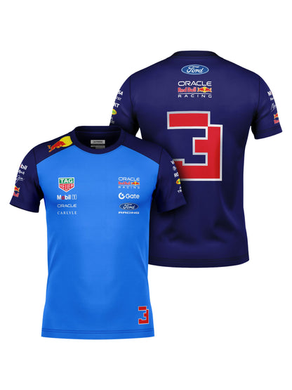 Camiseta Algodão Max Verstappen Red Bull 2026
