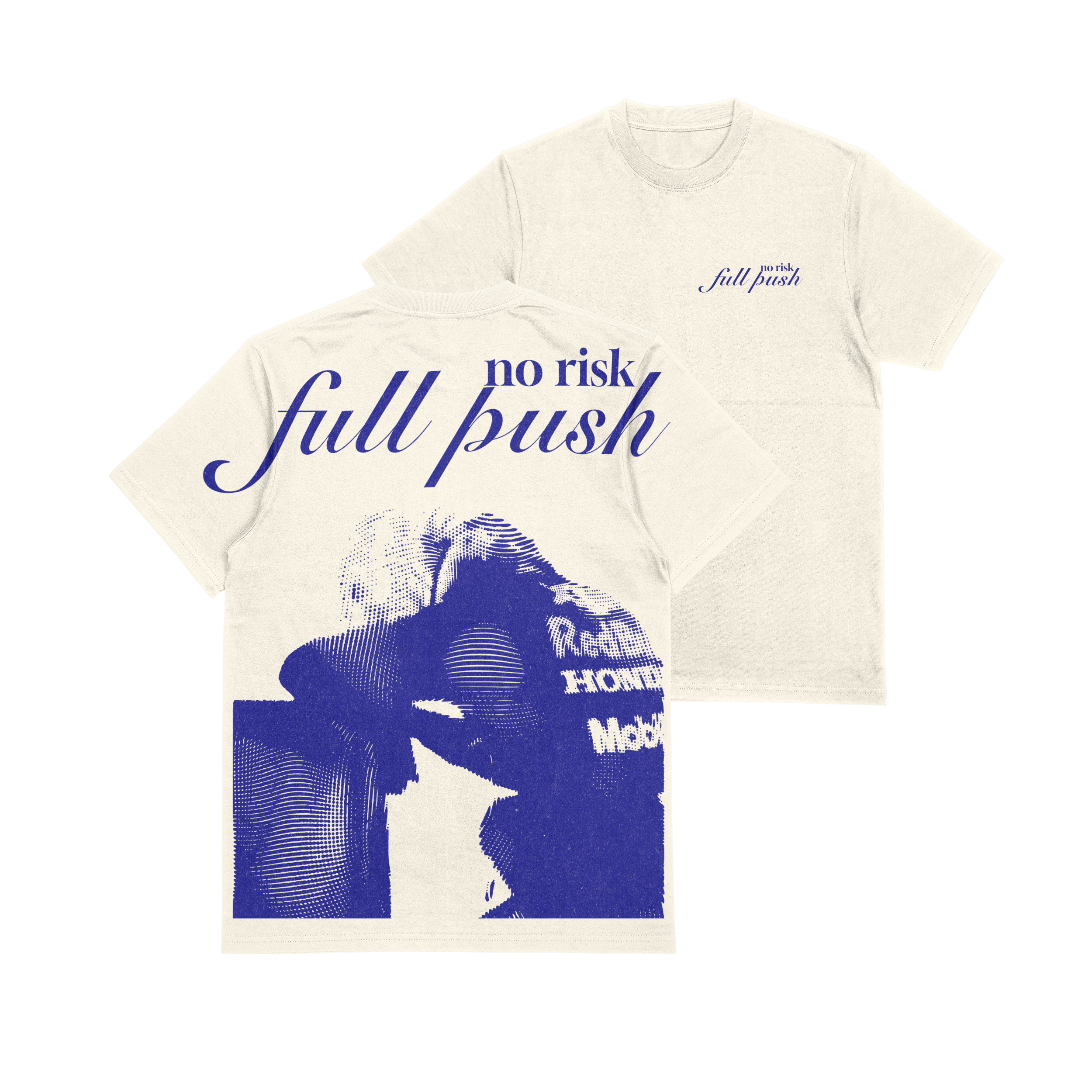 Camiseta Oversized Max Verstappen No Risk Full Push 1 - Off White