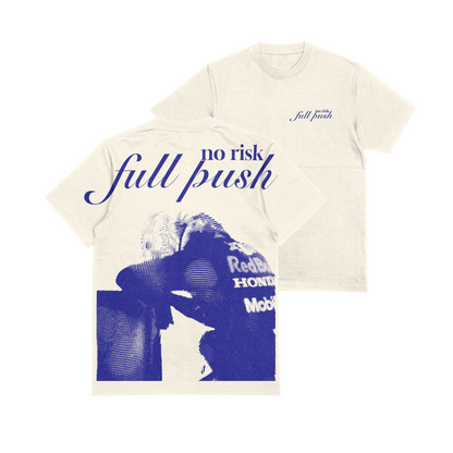 Camiseta Oversized Max Verstappen No Risk Full Push 1 - Off White