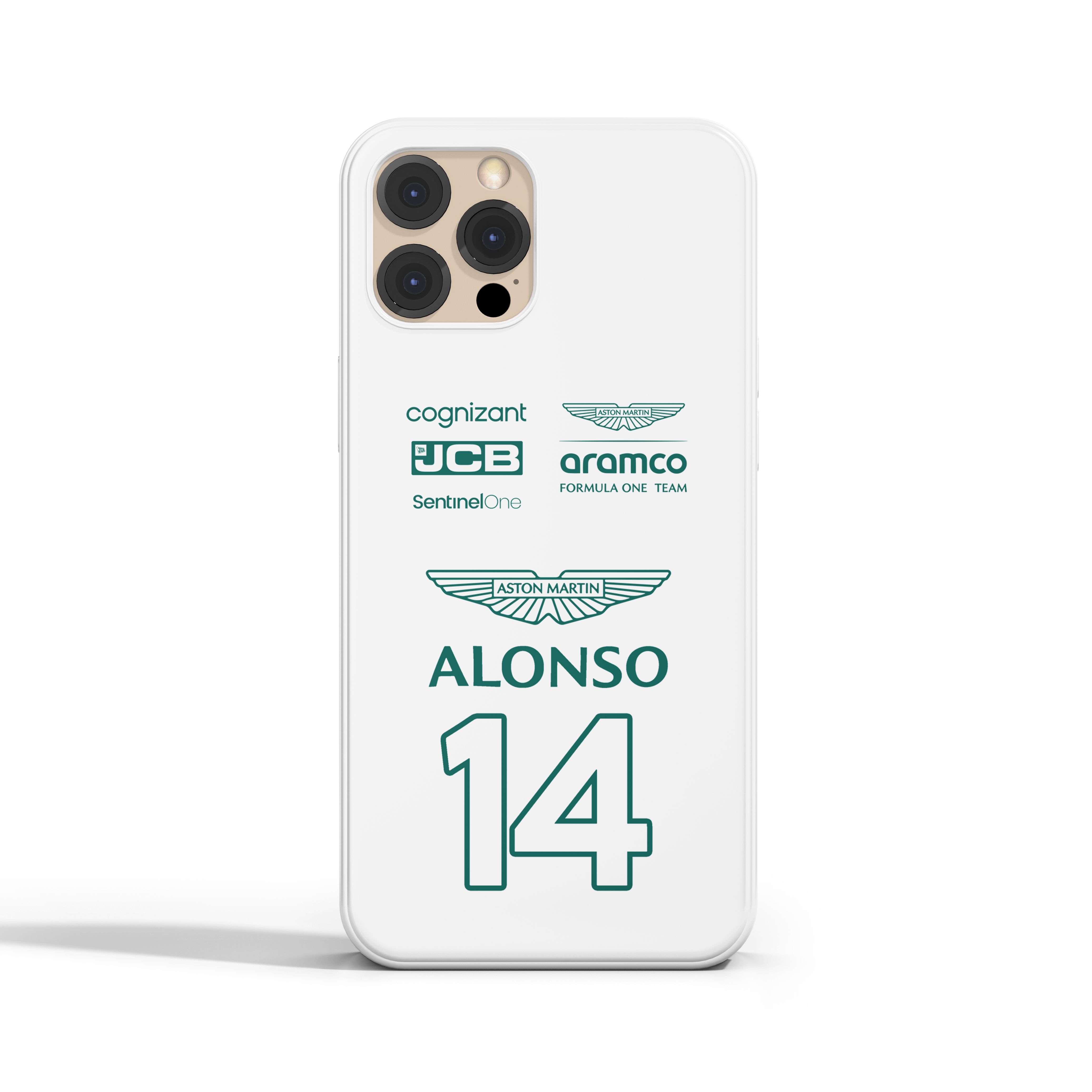 Case Aston Martin Branca 2024 Fernando Alonso