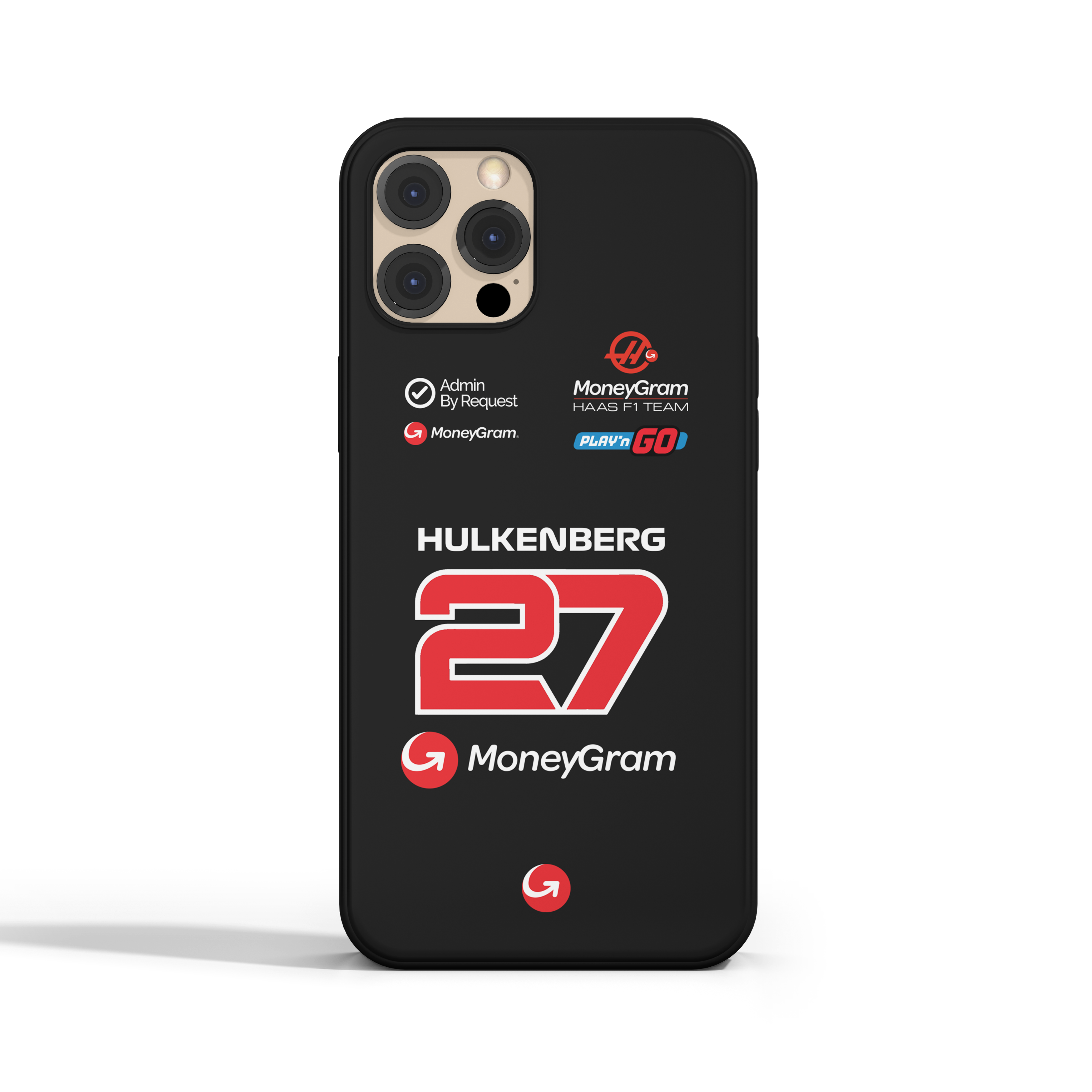 Case Haas F1 Preta 2024 Nico Hulkenberg