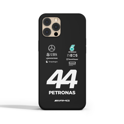 Case Mercedes AMG Preta 2024 Lewis Hamilton