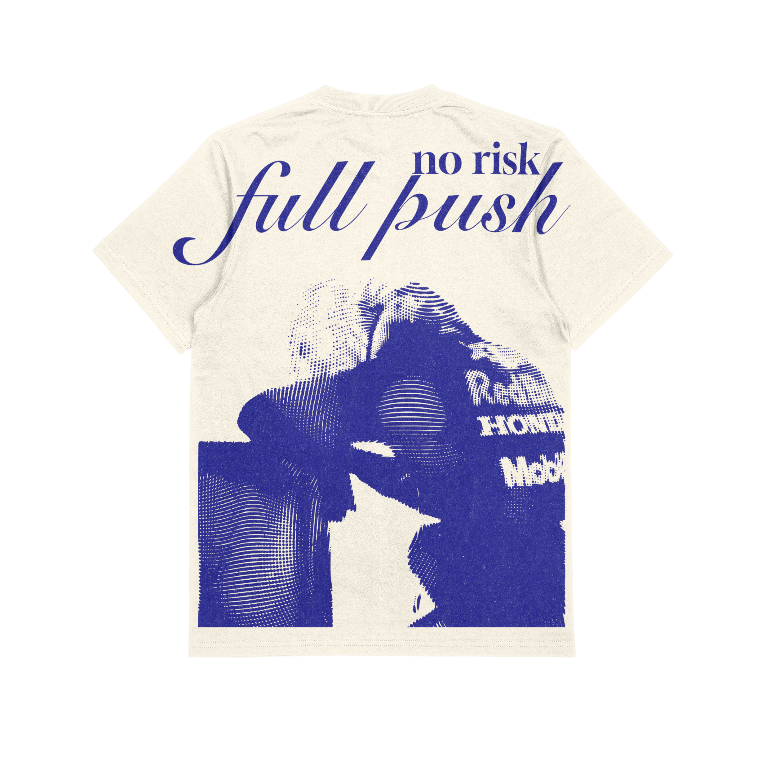 Camiseta Oversized Max Verstappen No Risk Full Push 1 - Off White