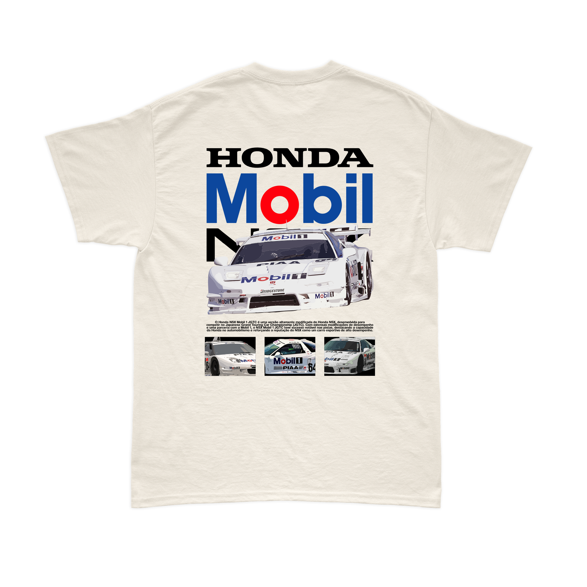Camiseta Honda NSX JTCC Off White