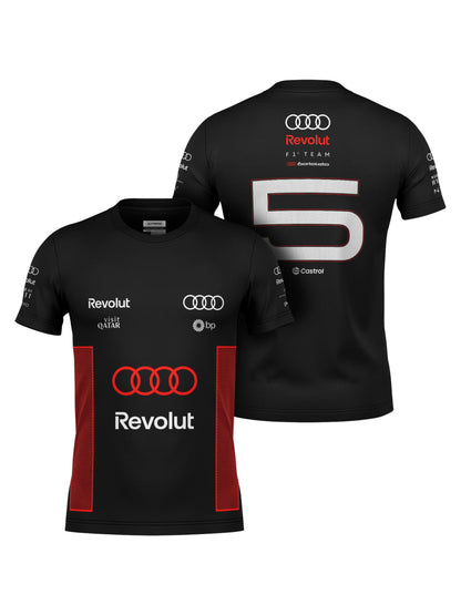 Camiseta Dryfit Audi Bortoleto Torcida 2026 Preto