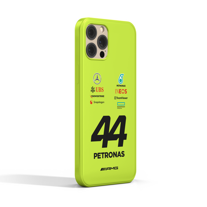 Case Mercedes AMG Verde Neon 2024 Lewis Hamilton