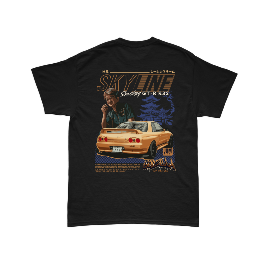 Camiseta Nissan Skyline GT-R R32 Top Secret