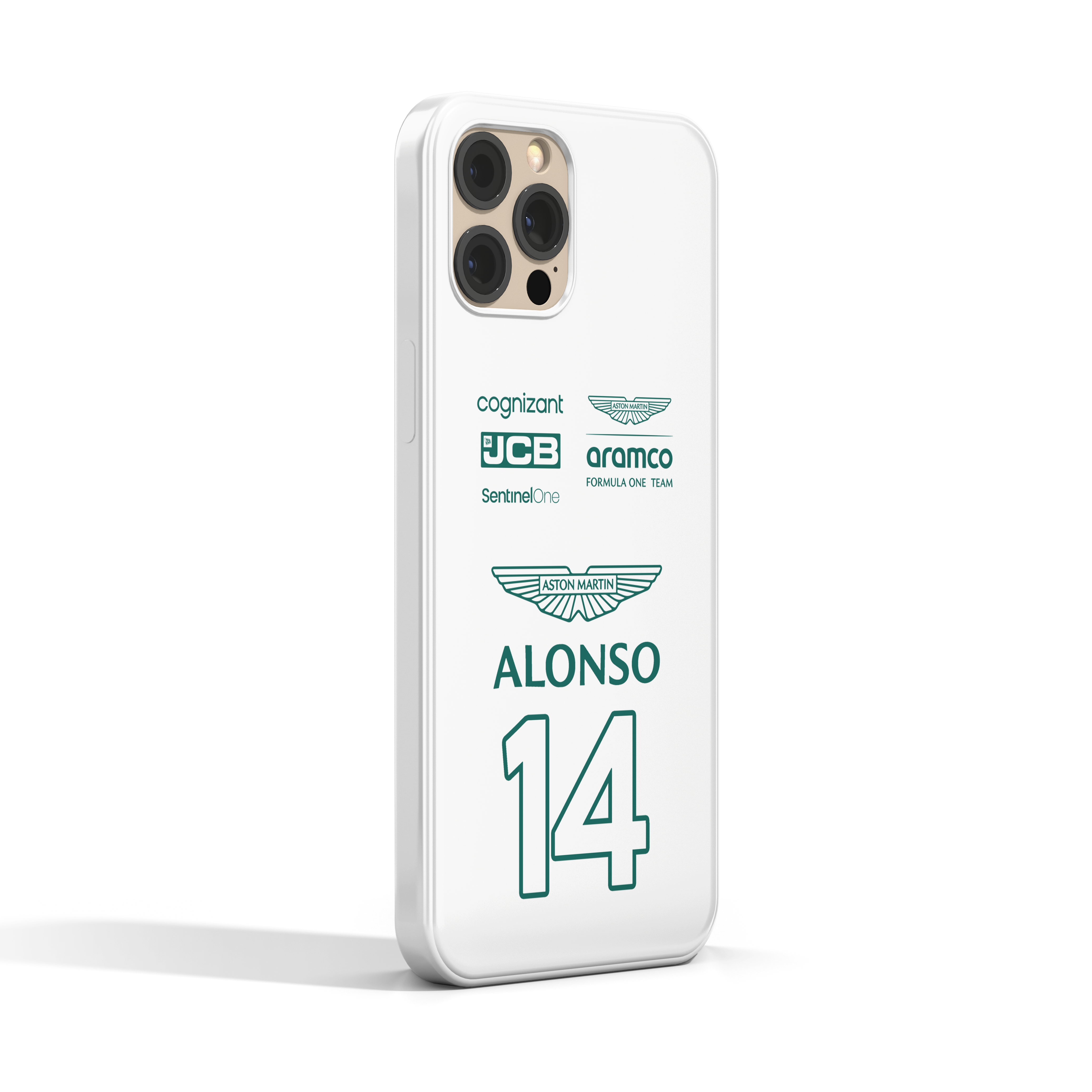 Case Aston Martin Branca 2024 Fernando Alonso