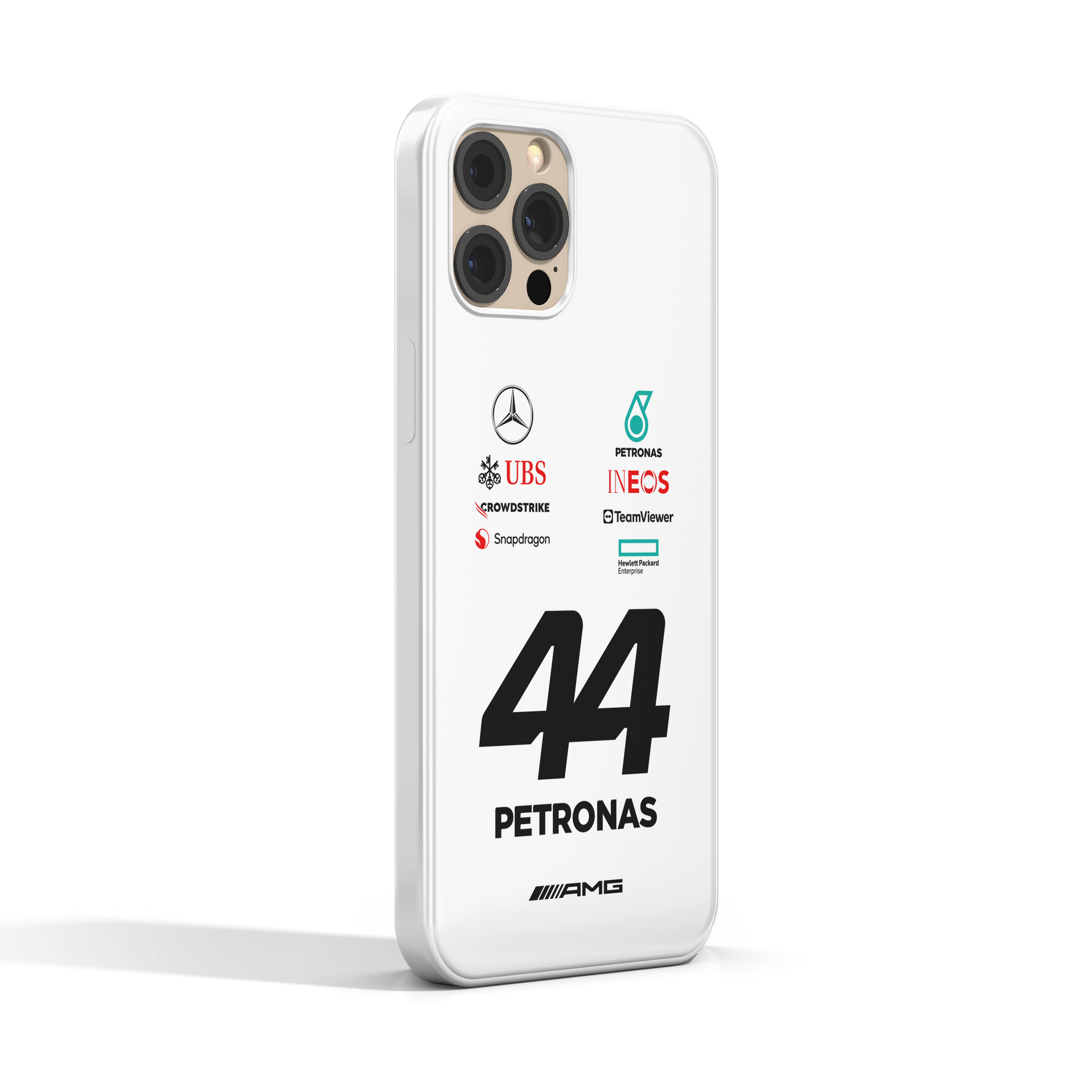 Case Mercedes AMG Branca 2024 Lewis Hamilton