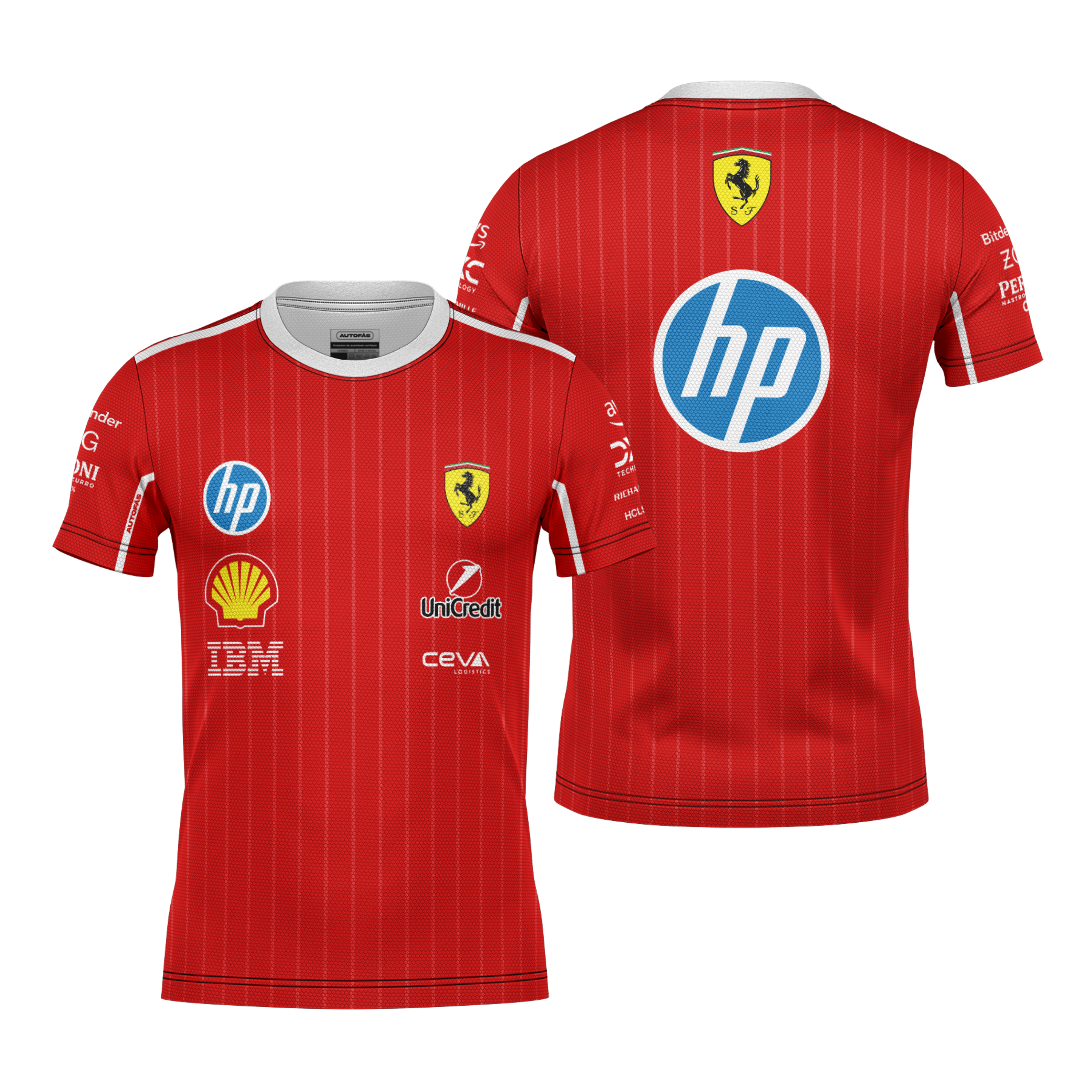 Camiseta Dryfit Full Ferrari Equipe 2025