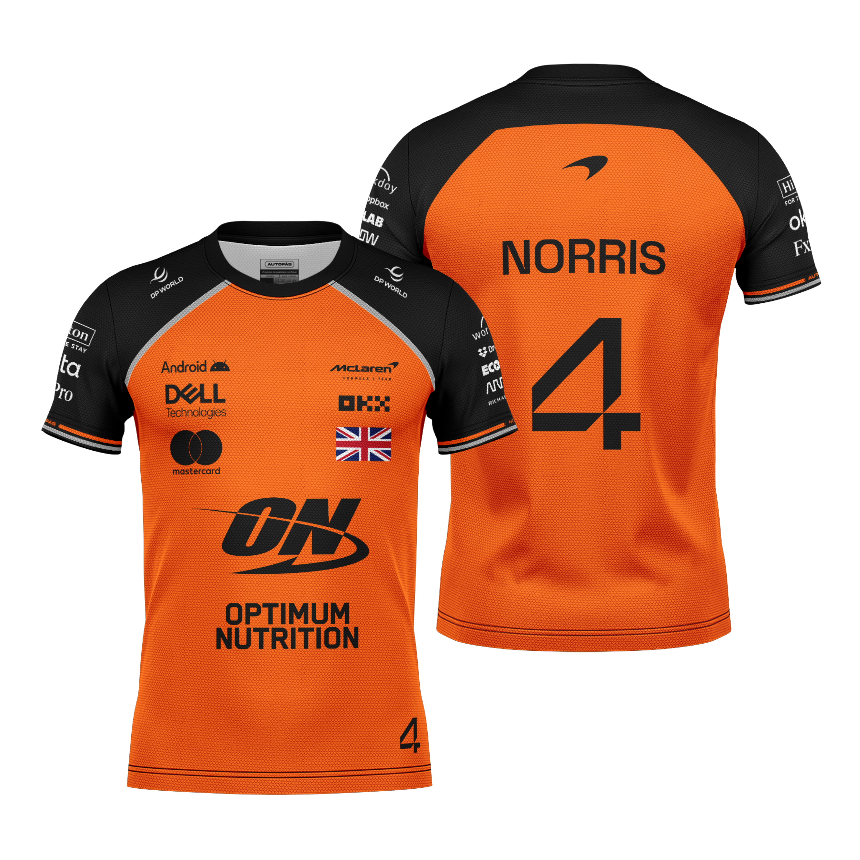 Camiseta Dryfit Full Mclaren Lando Norris 2025