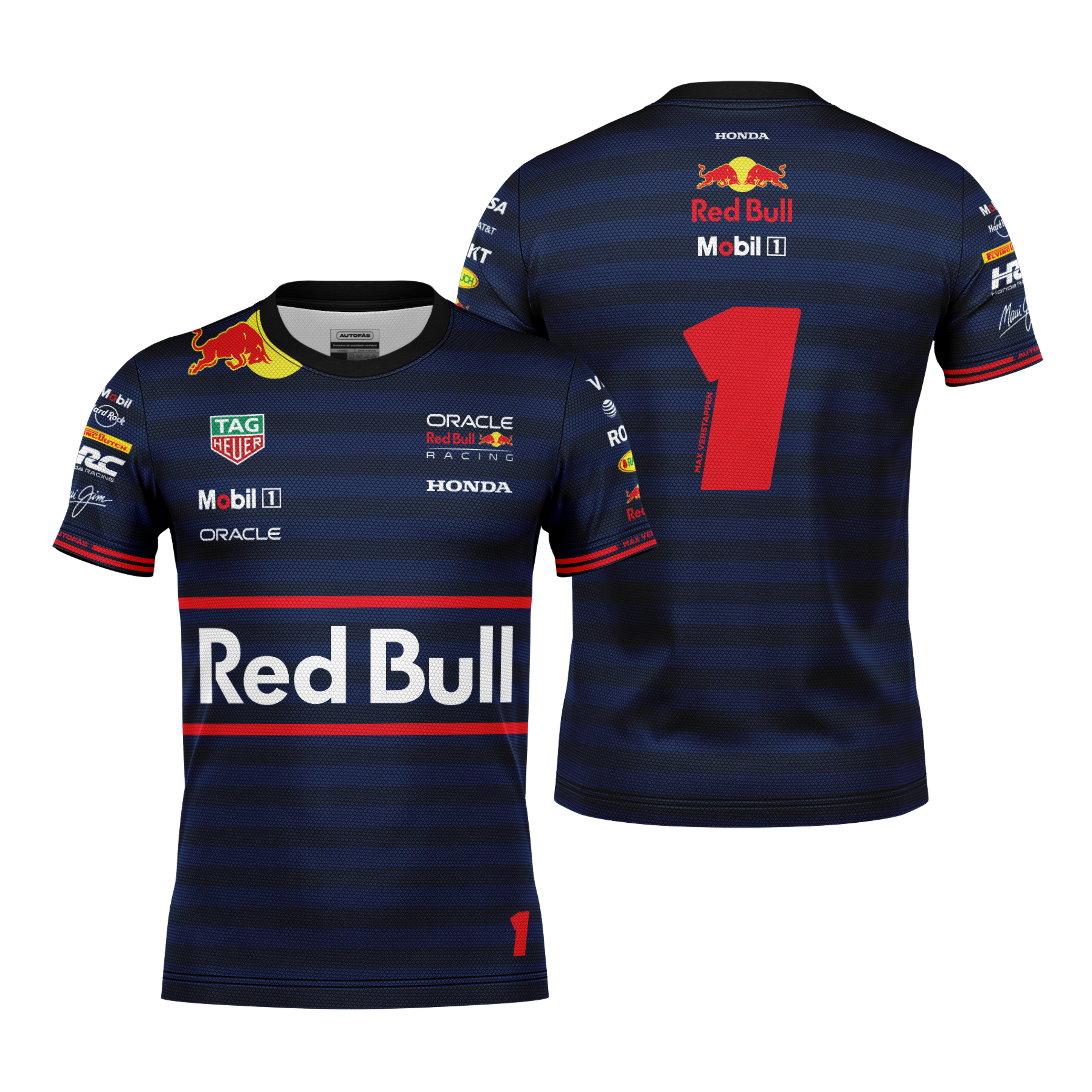 Camiseta Dryfit Full Red Bull Max Verstappen 2025