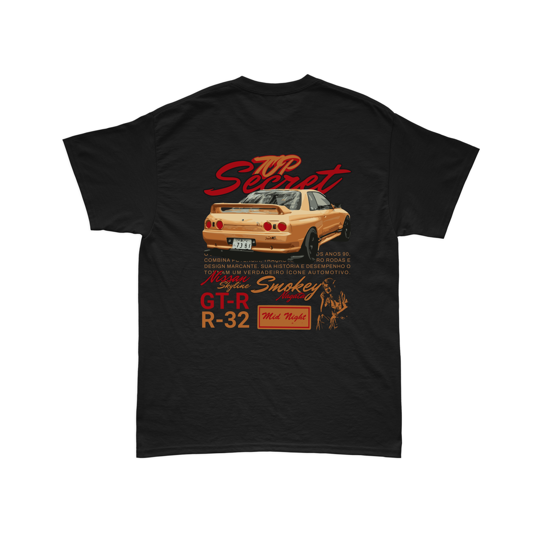 Camiseta Nissan Skyline GT-R R32 Top Secret V3