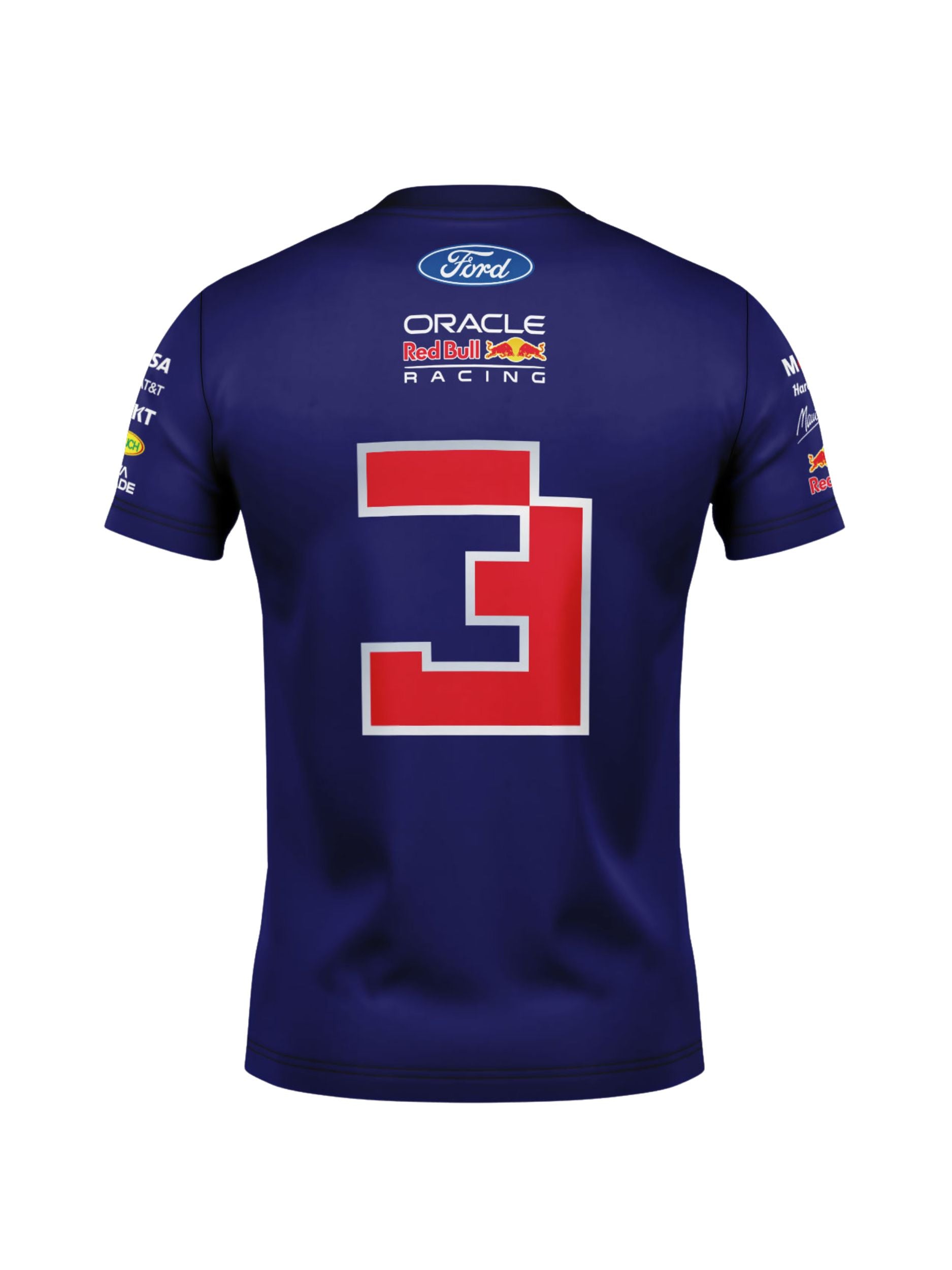 Camiseta Algodão Max Verstappen Red Bull 2026