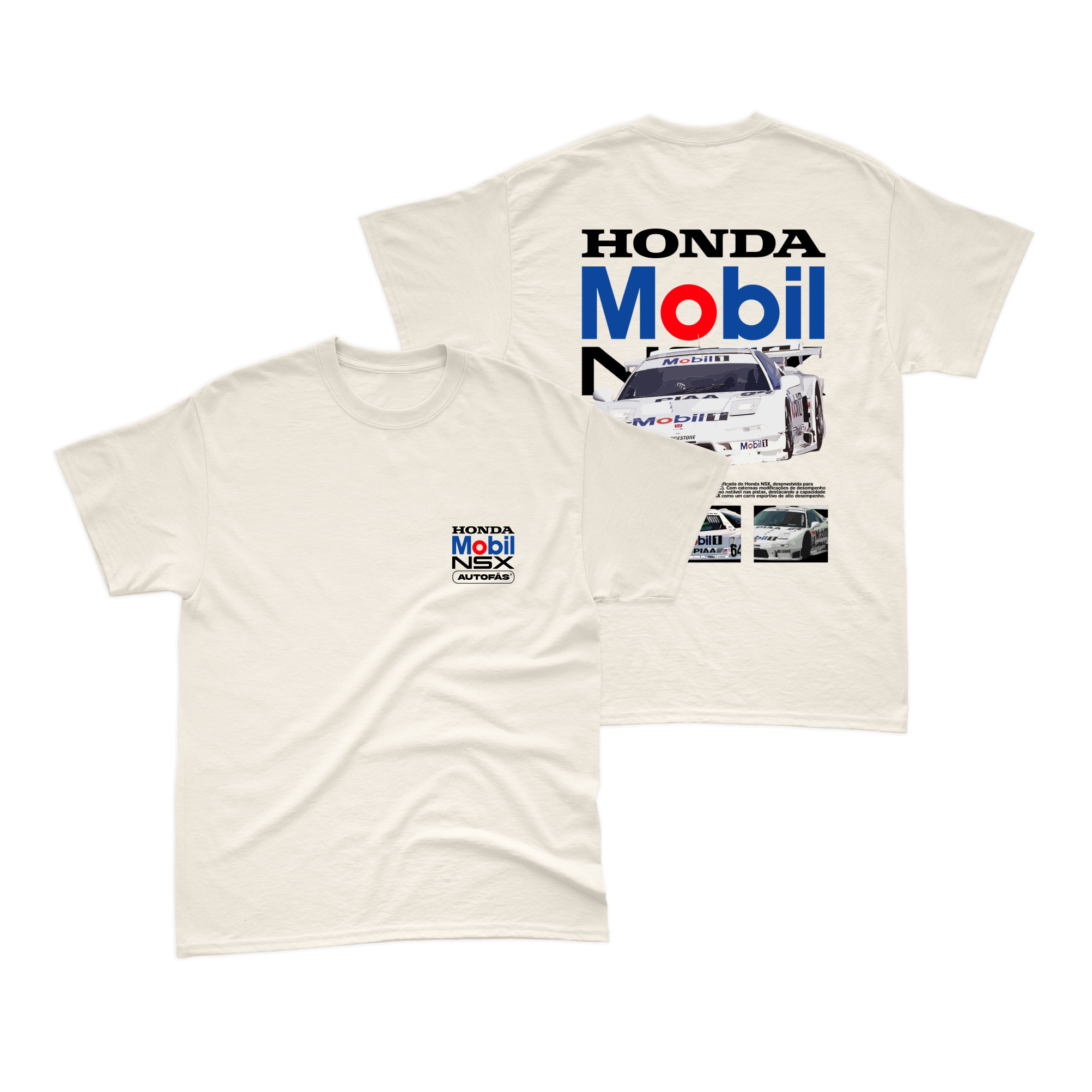 Camiseta Honda NSX JTCC Off White