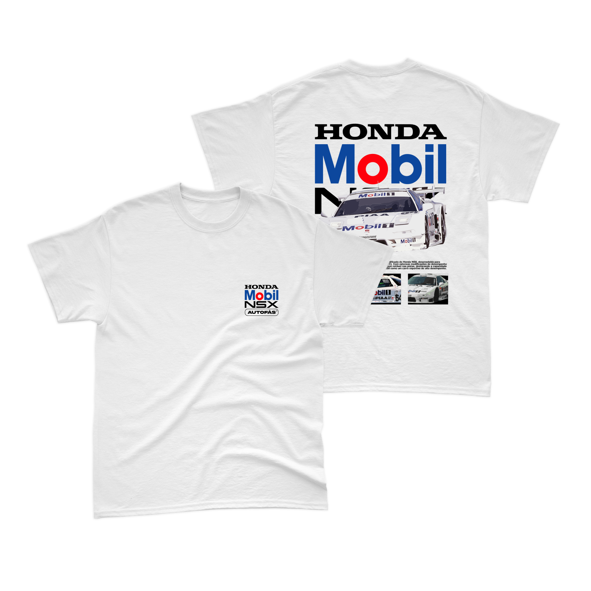 Camiseta Honda NSX JTCC Branca