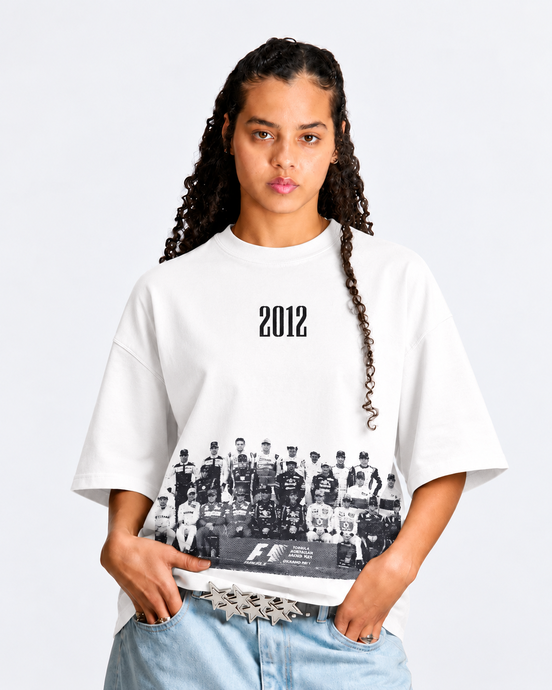 Camiseta Oversized Grid 2012