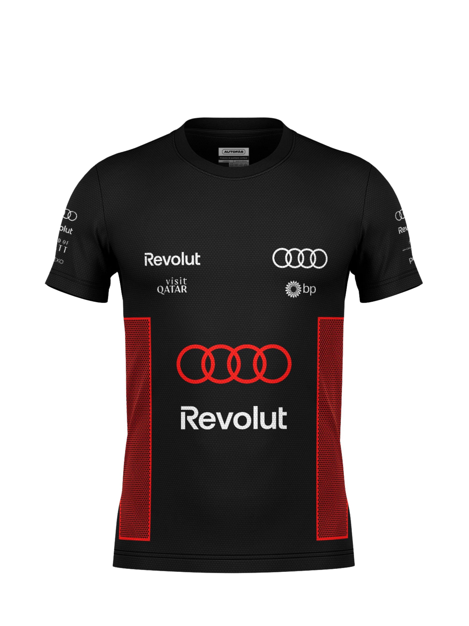 Camiseta Dryfit Audi Bortoleto Torcida 2026 Preto