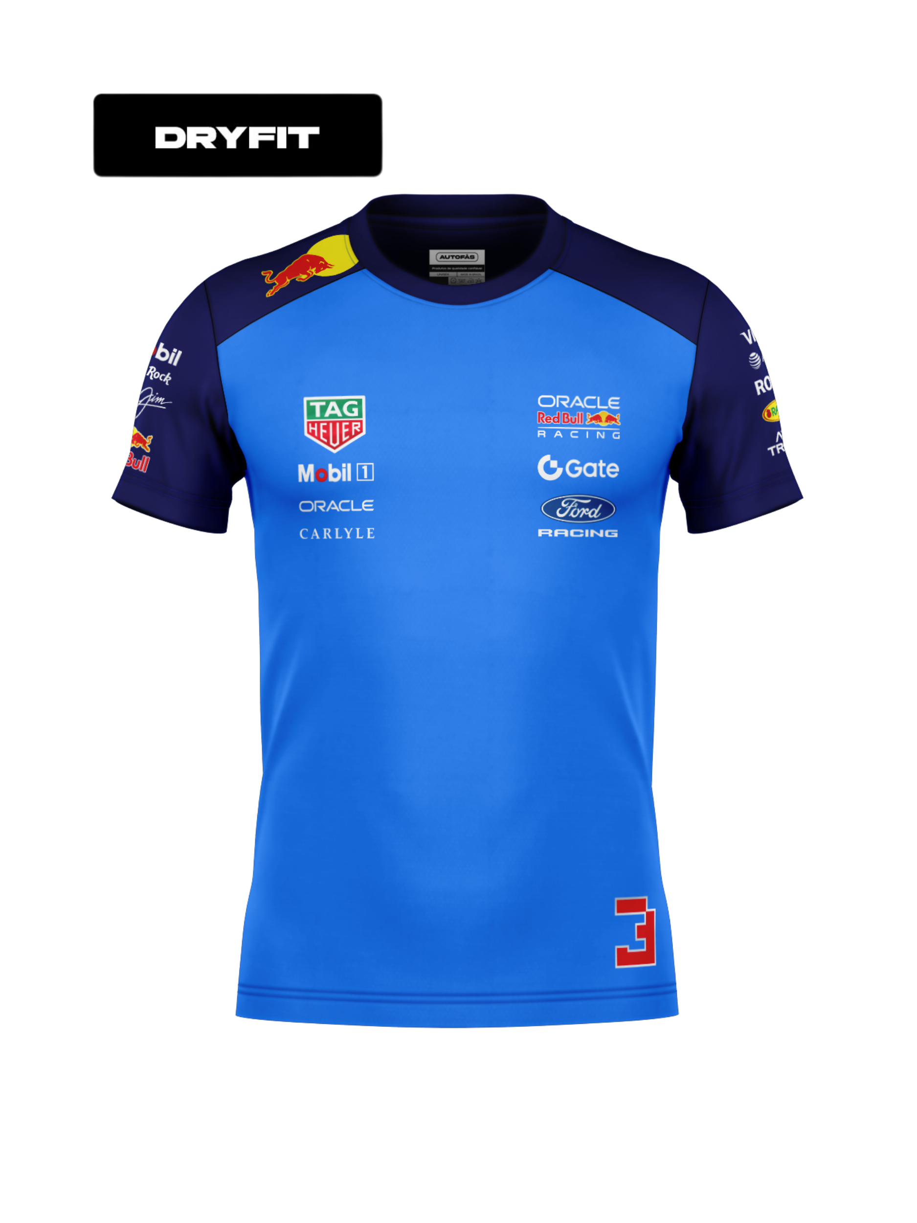 Camiseta Dryfit Max Verstappen Red Bull 2026