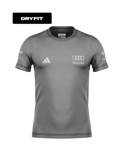 Camiseta Dryfit Audi Bortoleto 2026 Algodão Cinza