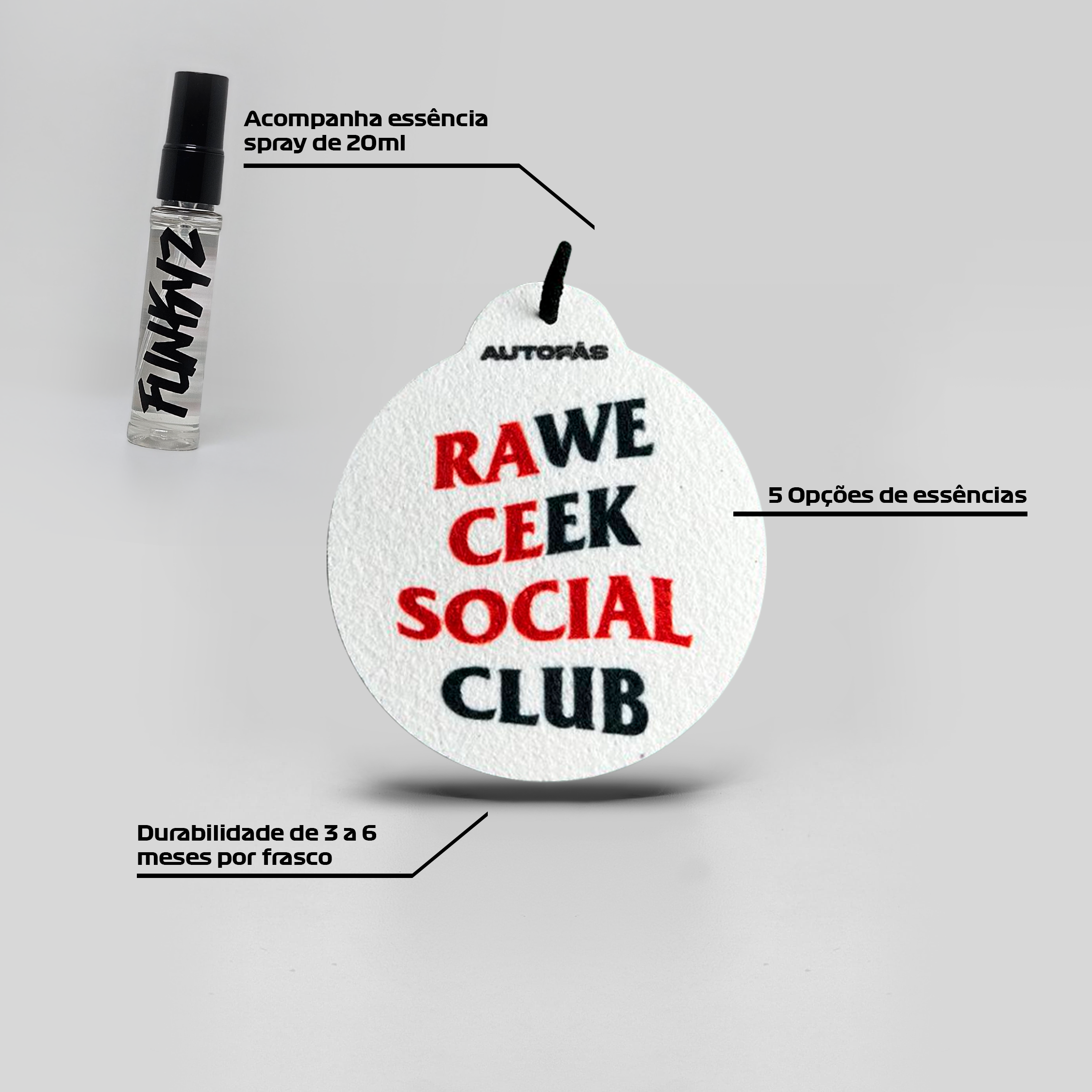 Aromatizante Rawe Ceek Social Club