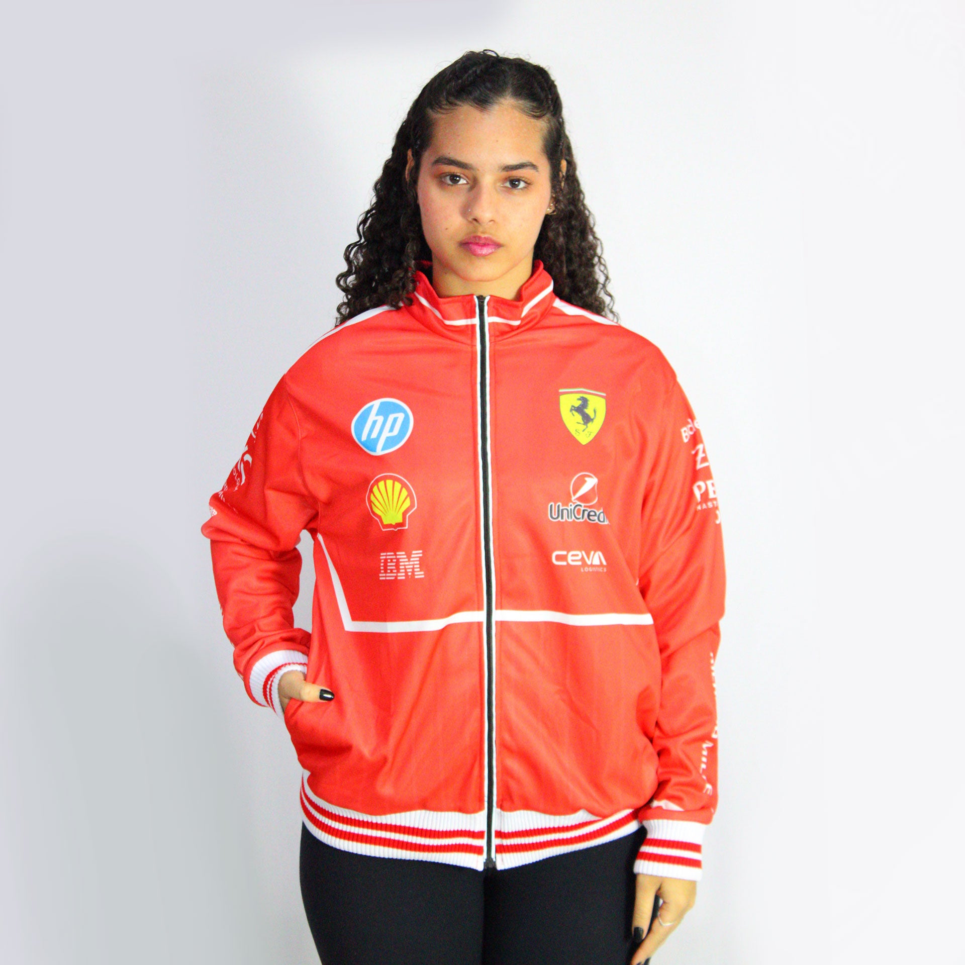 Agasalho Esportivo Lewis Hamilton Ferrari 2025