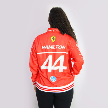 Agasalho Esportivo Lewis Hamilton Ferrari 2025