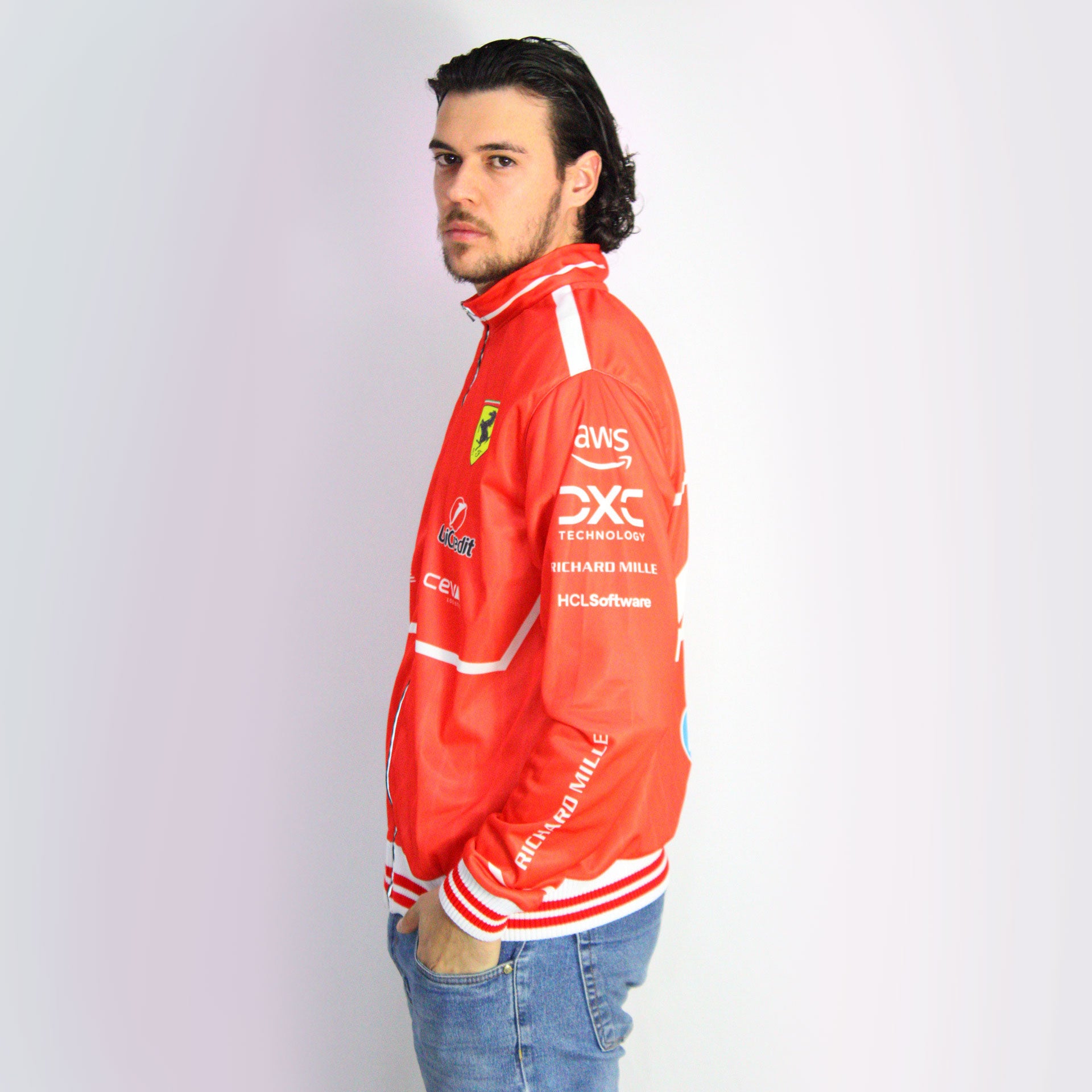 Agasalho Esportivo Lewis Hamilton Ferrari 2025