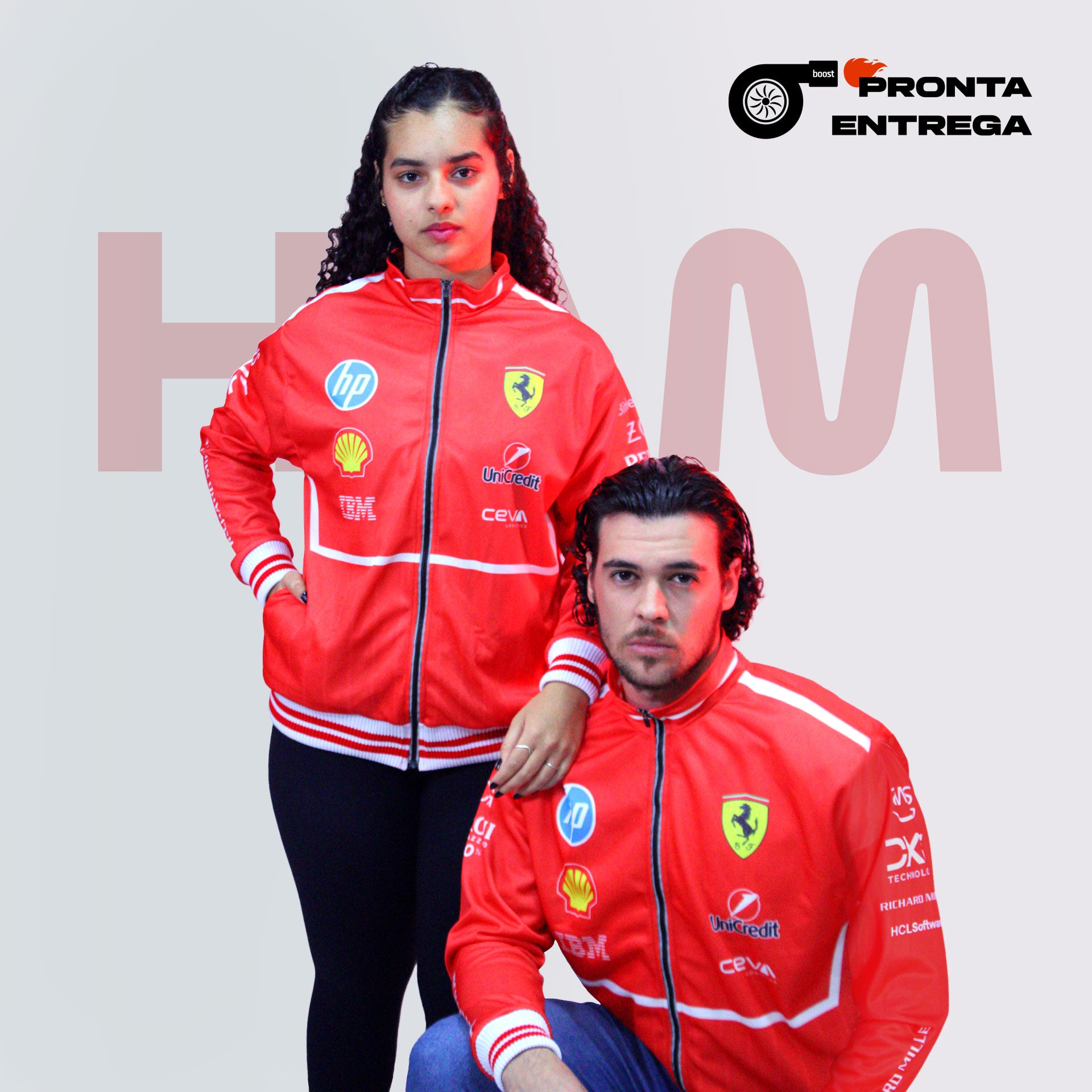 Agasalho Esportivo Lewis Hamilton Ferrari 2025